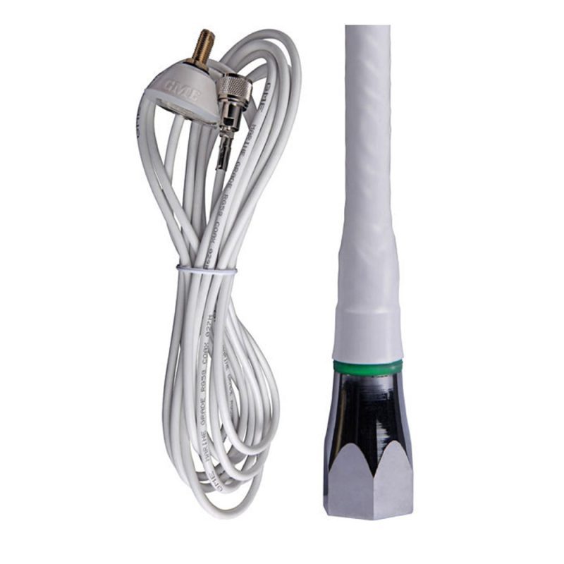 The GME VHF Antenna Whip Base, Cable and Plug 1800mm