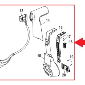 Mercury Gen 2 Side Mount Control Box Trim Switch (8M0214461)