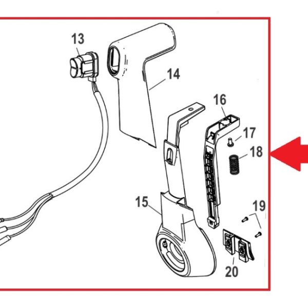 Mercury Gen 2 Side Mount Control Box Trim Switch (8M0214461)