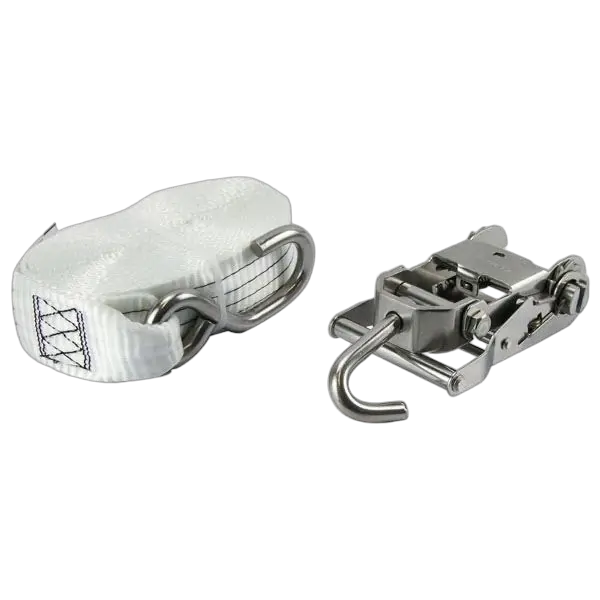 Tie Down Ratchet Strap Stainless Steel J Hook ( 50mm x 5.5m)