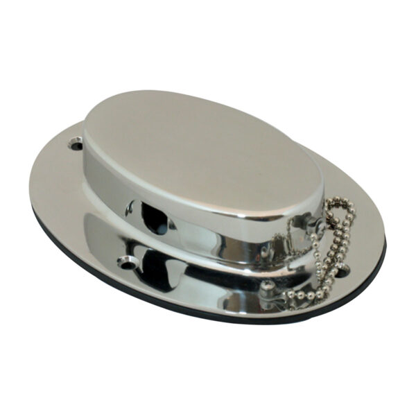 Marine Town Oval Hawse Hole - Stainless Steel