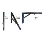 Marine Town Folding Support Bracket - Stainless Steel