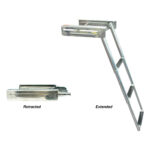 Marine Town Telescopic Boarding Ladder - Stainless Steel
