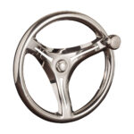 Gussi Italia Steering Wheel - Rocolo Three Spoke Stainless Steel
