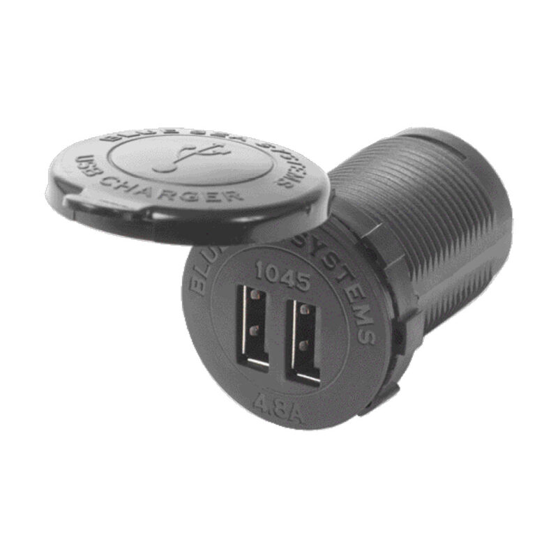Blue Sea Systems Dual USB Chargers  - Fast Charge 4.8A
