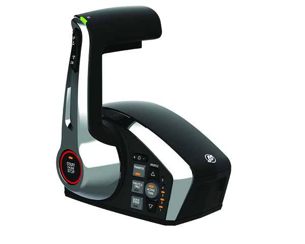 Single Engine Console w/ Trim Electric Steering Remote Control (8M0166584)