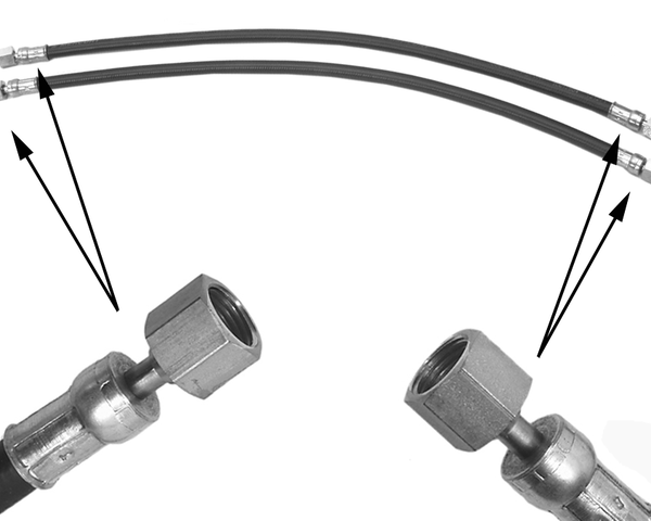 Power Steer Hose Kit Helm to Ram