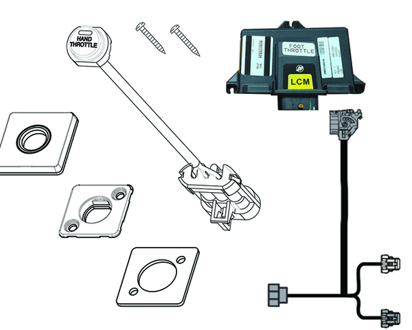 Foot Throttle Helm Kit (8M0169383)