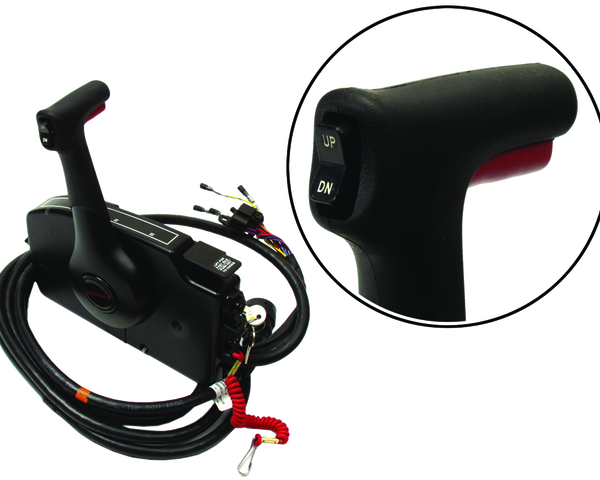 Side Mount Remote Control Black 15FT (8M0178536)