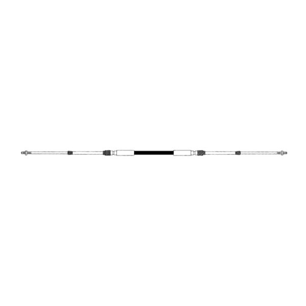 SEASTAR CC330 BLACK MID RANGE CONTROL CABLE 24FT