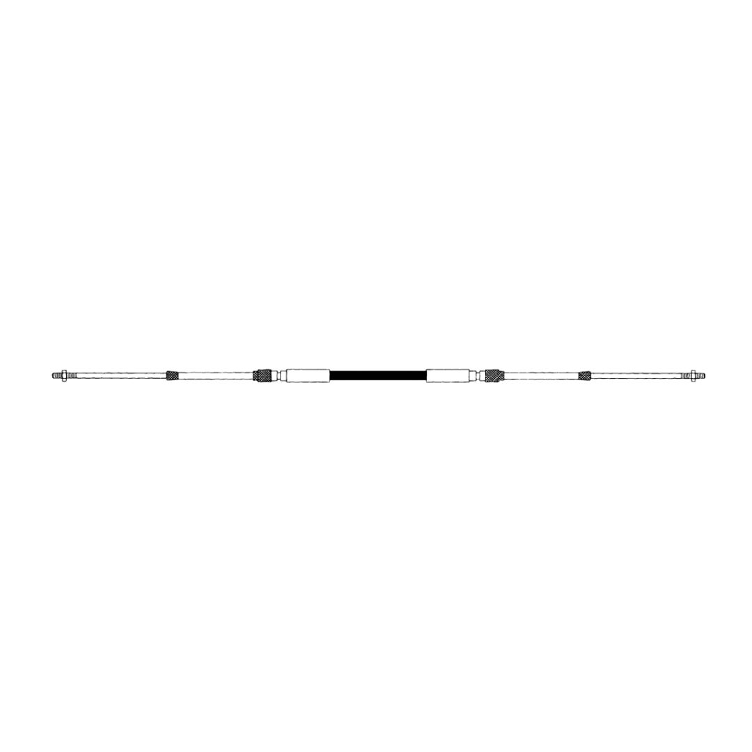 SEASTAR CC330 BLACK MID RANGE CONTROL CABLE 20FT