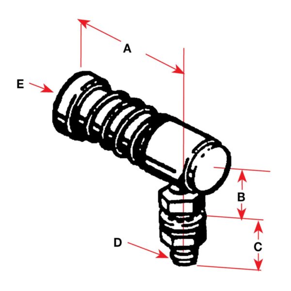 SEASTAR 30 SERIES BALL JOINT 1/4" UNF