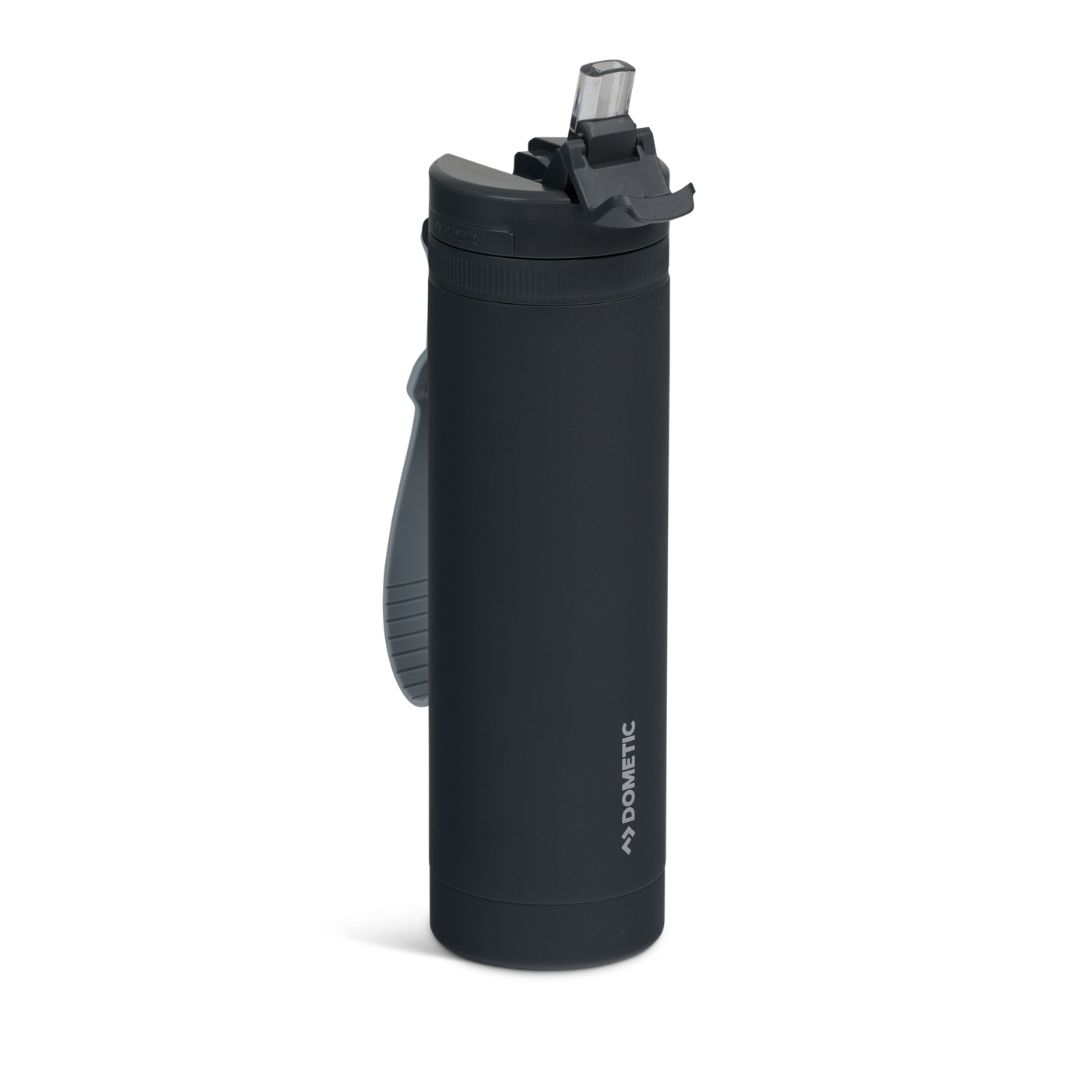 Dometic 650ml Stainless Steel Straw Bottle Slate