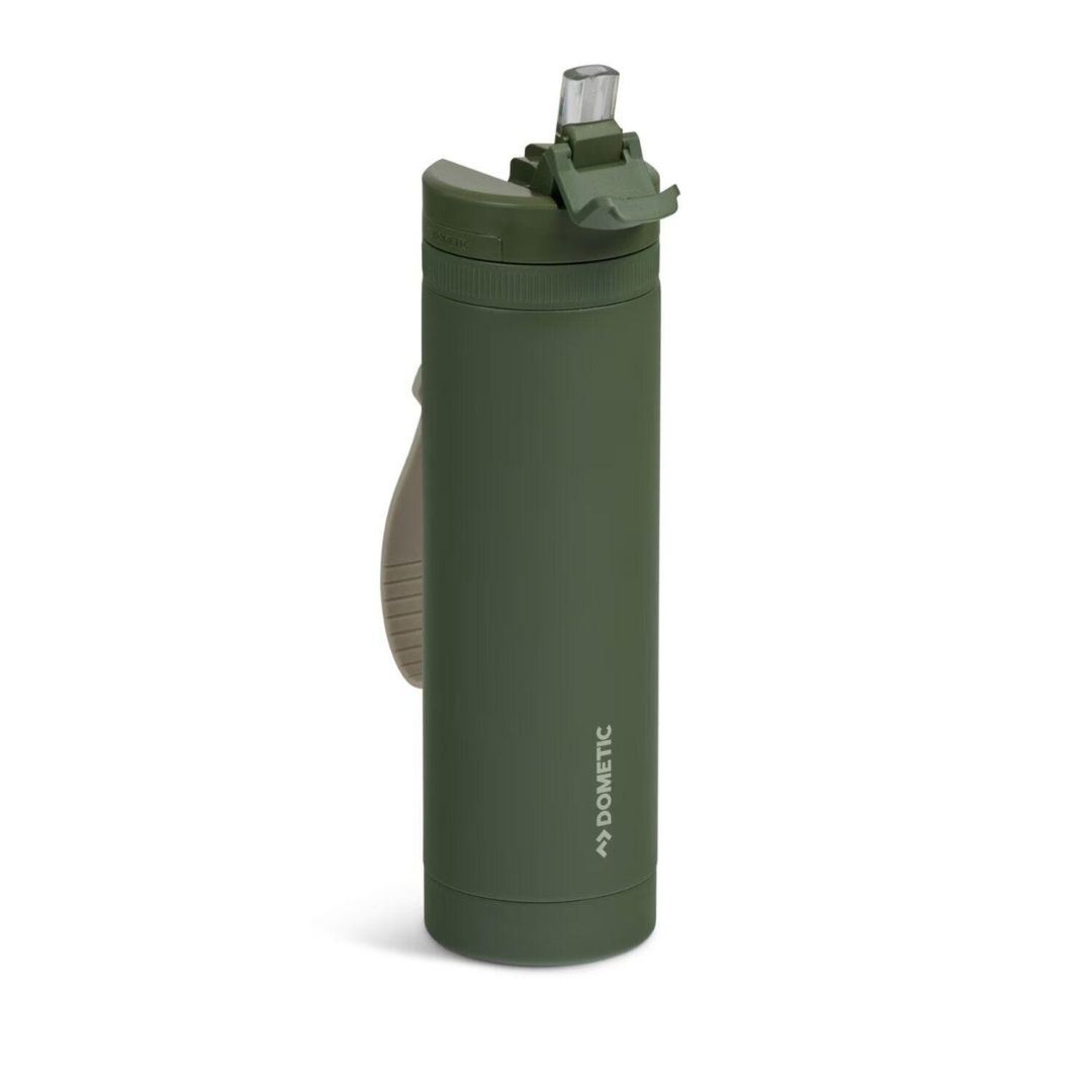 Dometic 650ml Stainless Steel Straw Bottle Lichen
