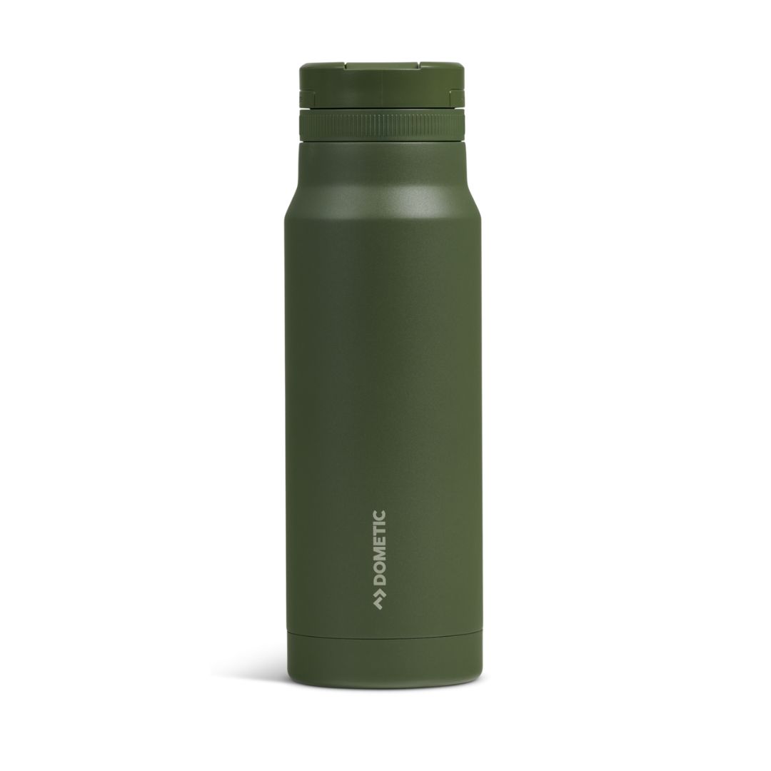Dometic 1 L Stainless Steel Straw Bottle Lichen